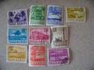 TIMBRES ROUMANIE TRANSPORTS ET TECHNIQUES - Used Stamps