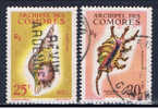 COM+ Komoren 1962 Mi 46-47 Meeresschnecken - Used Stamps