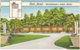Park Motel, Bellingham WA 1940s/50s Vintage Linen Postcard, Lodging - Andere & Zonder Classificatie
