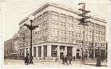 National Bank Building Bellingham WA C1920s Vintage Real Photo Postcard, Animated Street Scene - Autres & Non Classés