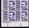 US Scott 1281 - Plate Block Of 4 Lower Left Plate # 34243 - Francis Parkman 3 Cent Mint Never Hinged - Numéros De Planches