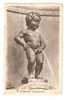 BRUSSEL - BRUXELLES.  Manneken Pis 1952 (2 Scans) - Celebridades