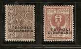 ITALIA -  LEVANTE - Ufficio D´AFRICA -  TRIPOLI DI BARBERIA - Sassone # 1-2 - MINT (LH) - Amtliche Ausgaben