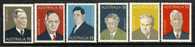 1975 Australia Complete Set Of 6 Prime Ministers  MNH Scott # 610-615 - Mint Stamps