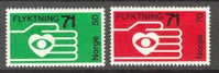 Norway 1971 Mi. 623-24 International Refugee Help Flüchtlingshilfe '71 Hart In Hand Hertz In Einer Hand - Unused Stamps