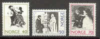 Norway 1971 Mi. 630-32 Fairy Tales Volksmärchen - Unused Stamps