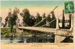 Ile Bouchard (Indre Et Loire) Pont Suspendu Sur Le Bras Gauche De La Vienne Et Vue De L'ile - L'Île-Bouchard