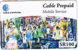 Seychelles, SR100, Cable & Wireless, Prepaid, Mobile Service A . - Sychelles
