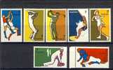 1974 Australia Complete MNH Set Of 7 Sports Scott # 590-596 - Nuovi