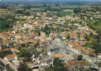 VIENNE.CHARROUX.VUE AERIENNE LE CENTRE DE LA VILLE - Charroux