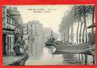 PUTEAUX 1910 LES QUAIS JANVIER 1910 CRUE DE LA SEINE CARTE EN BON ETAT - Puteaux