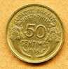 50 Centimes  "Morlon" 1938    TTB+ - 50 Centimes