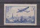 France YT PA 12 * : Avion Survolant Paris - 1927-1959 Mint/hinged