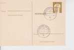 Berlin Entier Postal Au Type Heinemann , Cachet De Frankfurt - Cartes Postales - Oblitérées