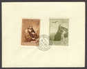 San Marino Mi. 311-12 Holy Marinus & Monte Titano On Deluxe 1953 Cancelled Cover - Brieven En Documenten