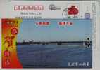 Rubber Aeration Dam,China 2009 Huzhou Water Conservancy Bureau Advertising Pre-stamped Card - Water
