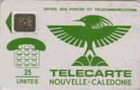 # NEW_CALEDONIA 1A Cagou 25 Sc4 02.91 30000ex Tres Bon Etat - Nouvelle-Calédonie