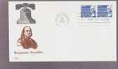 United States - FDC Benjamin Franklin - Scott # 1393D - 1971-1980