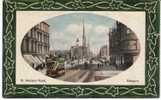 Great Western Road Glasgow Scotland 1910s Vintage Postcard - Lanarkshire / Glasgow