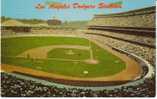 LA Dodgers Baseball Stadium Opening Day 10 April 1962 On Vintage Postcard - Honkbal