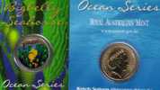 AUSTRALIA $1 OCEAN SERIES  SEAHORSE COLOURED QEII HEAD 1 YEAR TYPE 2007 UNC NOT RELEASED  READ DESCRIPTION CAREFULLY!! - Mint Sets & Proof Sets