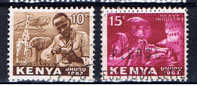 EAK+ Kenia 1963 Mi 2-3 - Kenya (1963-...)