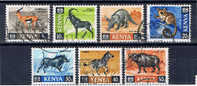 EAK+ Kenia 1966 Mi 20-26 Tiere - Kenya (1963-...)