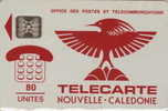 # NEW_CALEDONIA 2A Cagou 80 Sc4 02.91 33000ex Tres Bon Etat - Nouvelle-Calédonie