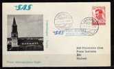 Première Liaison Aerienne Copenhagen -Abo Le 01/04/1964 , SAS - Airmail