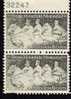 US Scott 1408 - Plate Block Of 2 - 6 Cent Stone Mountain - Mint Never Hinged - Nuevos