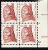 US Scott 1855 - Plate Block Of 4 - Plate No 2 - Crazy Horse 13 Cent - Mint Never Hinged - Plaatnummers