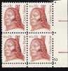 US Scott 1855 - Plate Block Of 4 - Plate No 2 - Crazy Horse 13 Cent - Mint Never Hinged - Numero Di Lastre