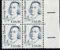 US Scott 1858 - Block Of 4 - George Mason 18 Cent - Mint Never Hinged - Blocks & Kleinbögen