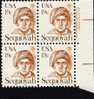 US Scott 1859 - Copyright Block Of 4 - Sequoyah 19 Cent - Mint Never Hinged - Hojas Bloque