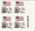 US Scott 1894 - Zip Block Of 4 - Flag Over Court 20 Cent - Mint Never Hinged - Blokken & Velletjes