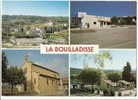 LA BOUILLADISSE Vue Générale L'Eglise Le Stade Municipal Le Tennis - La Bouilladisse