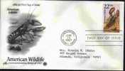 Fdc Usa 1987 Crustacés Le Homard Américain American Lobster - Schalentiere