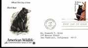 Fdc Usa 1987 Animaux  Mammifères Ours  Black Bear - Ours