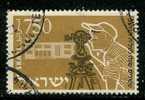 ● ISRAELE  -  1955  - Giovani -  N.  91  Usato   -  Lotto N. 61  - - Usados (sin Tab)