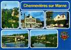 CPSM. CHENNEVIERES SUR MARNE. DIVERS ASPECTS. DATEE 1984. - Chennevieres Sur Marne