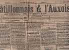 LE CHATILLONAIS & L´AUXOIS 20 MARS 1929 - CHATILLON S/ SEINE - COIFFURE MODE - ESPAGNE - PUBLICITE ANNONCES FAITS DIVERS - Informations Générales