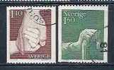 SWEDEN - PRENDRE SOIN -  Yvert # 1085/6 - VF USED - Usati