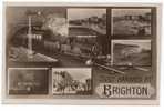 Brighton. Just Arrived. Steam Train. Kings Road (looking West). Beach From Palace Pier. Cliffs And Beach, Rottingdean. - Brighton