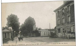 Vue Sur Le Perreux Prise Du Pont De BRY SUR MARNE L'avenue De BRY SUR MARNE - Le Perreux Sur Marne