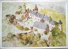 Heidenheim,Schloß Hellenstein,im Jahr 1956,Künstlerkarte,nach Einem Aquarell Von Kunstmaler R. Thelen. - Heidenheim