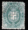 1889 REGNO 5C VERDE SCURO SASS 44 - Oblitérés