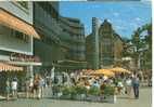 HAMBURG - AM MONCKEBERGBRUNNEN  - COLORI  VIAGGIATA 1975  PER ITALIA - ANIMATA - Harburg