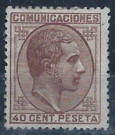 ES190SACF-L3116TAN.España.Spain.Espagne.ALFONSO  Xll  1878 (Ed 195*).con Charnela. BONITO - Nuevos