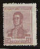 M893.-.ARGENTINIEN / ARGENTINA.- 1921.- MICHEL  # : 260 , MINT - GENERAL JOSE DE SAN MARTIN - Unused Stamps