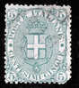 1891/1896 REGNO 5C VERDE SASS 59 - Oblitérés
